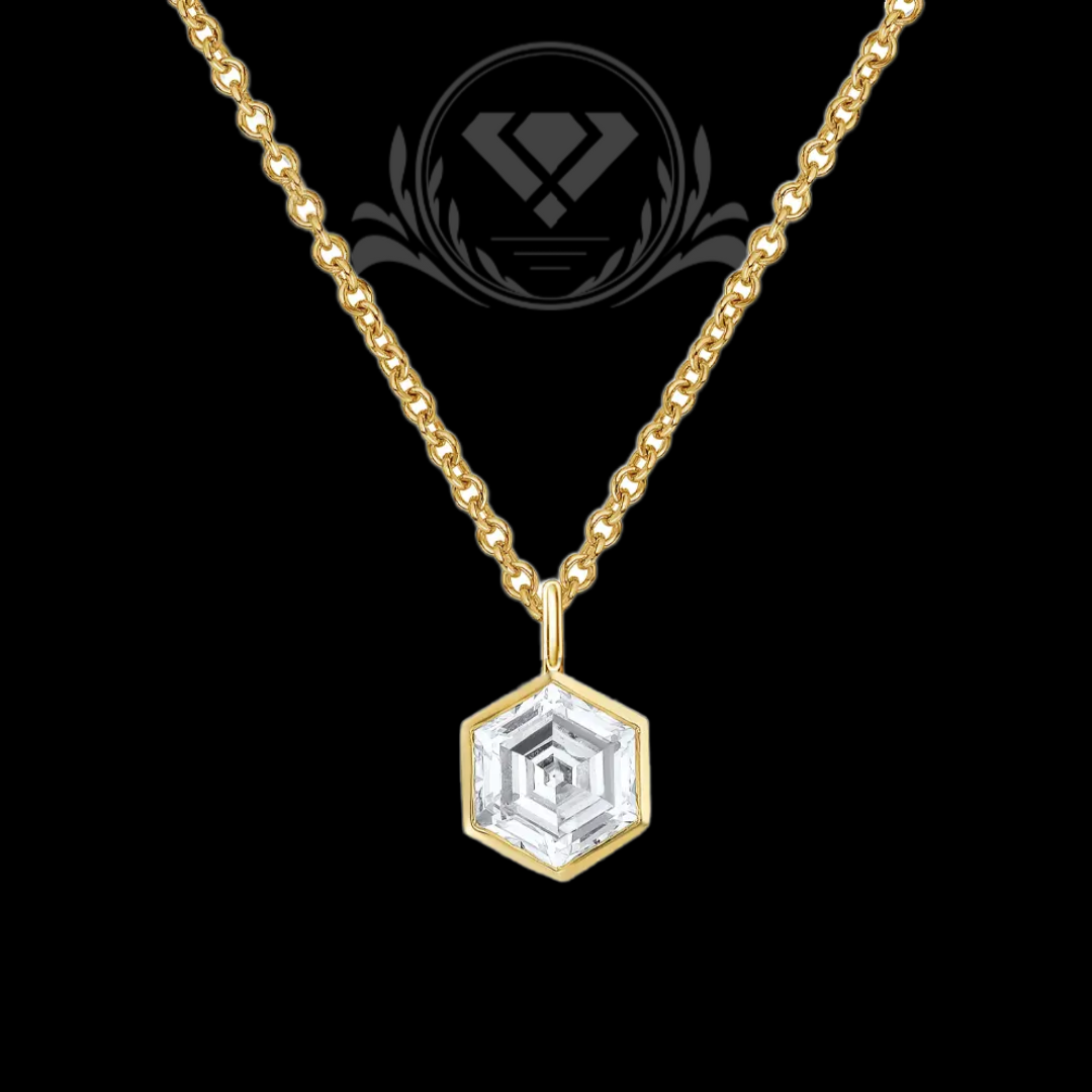 Yellow Gold Lab-Grown Diamond Pendant
