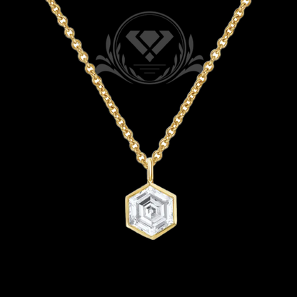 Yellow Gold Lab-Grown Diamond Pendant
