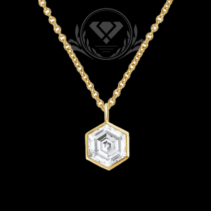 Yellow Gold Lab-Grown Diamond Pendant
