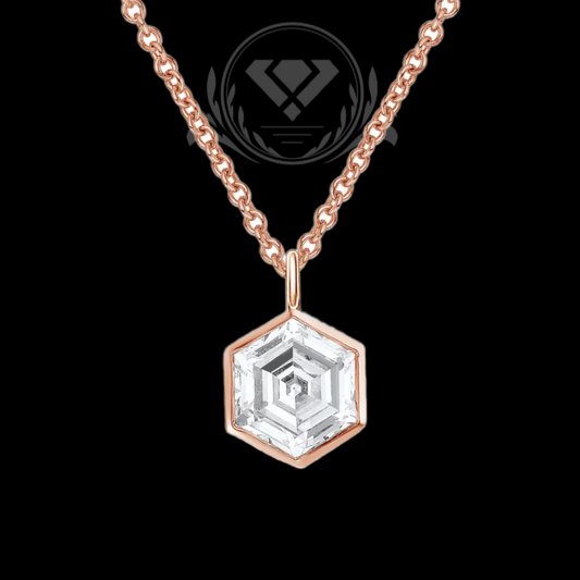 Rose Gold Lab-Grown Diamond Pendant
