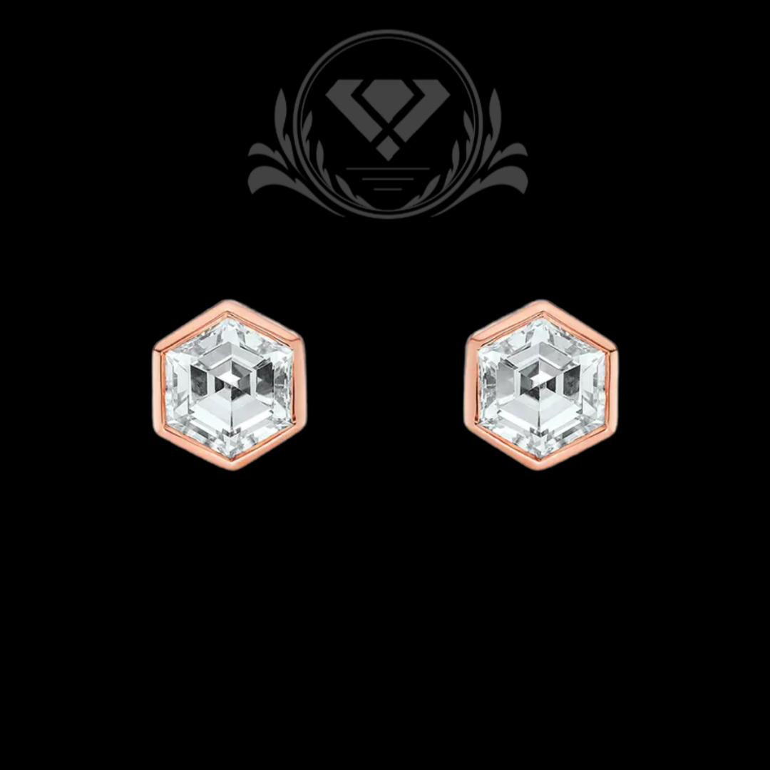 Rose Gold Lab-Grown Diamond Earrings