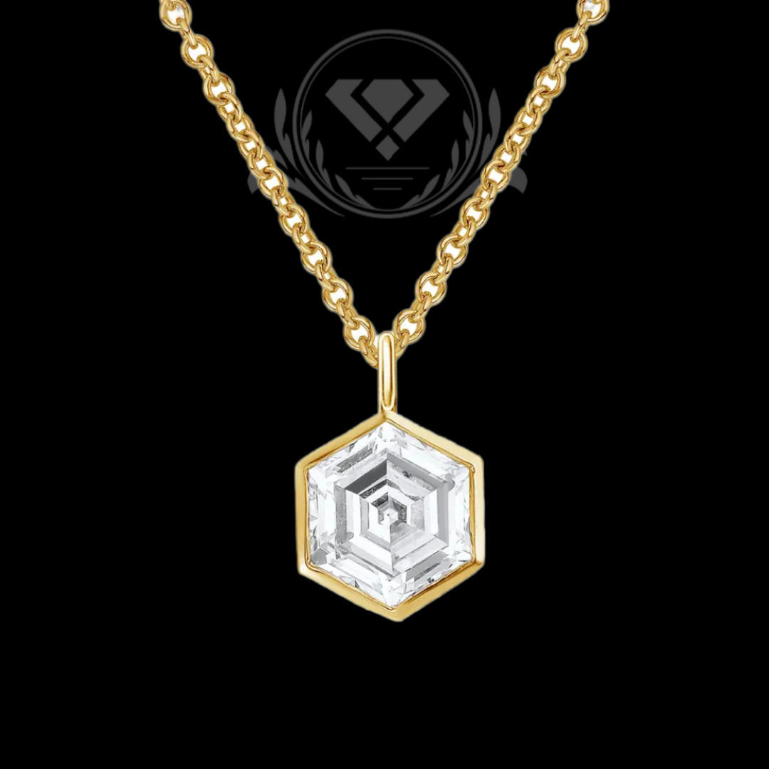 Yellow Gold Lab-Grown Diamond Pendant
