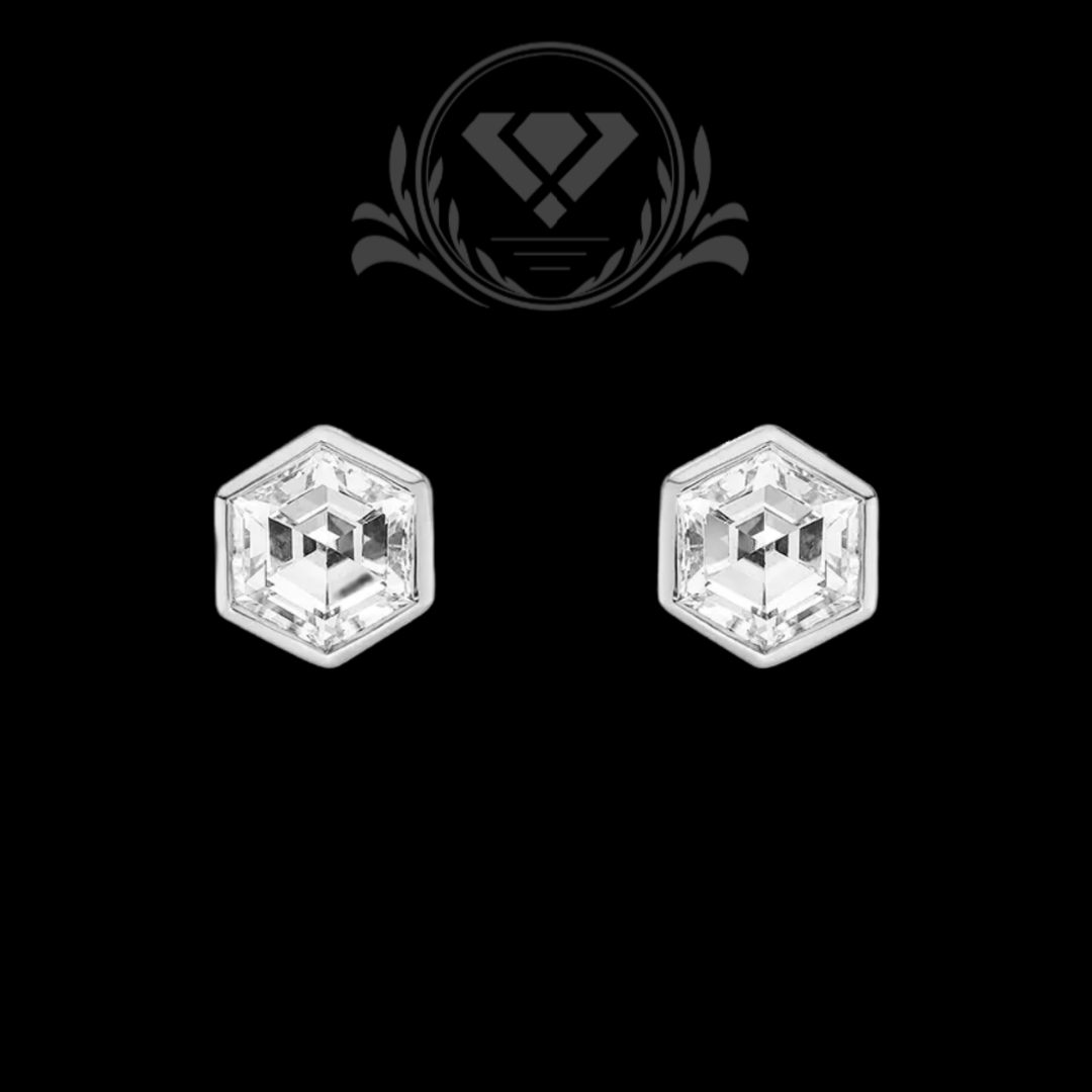 White Gold Lab-Grown Diamond Earrings