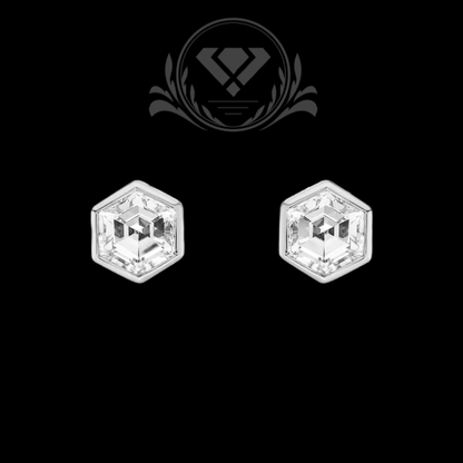 White Gold Lab-Grown Diamond Earrings