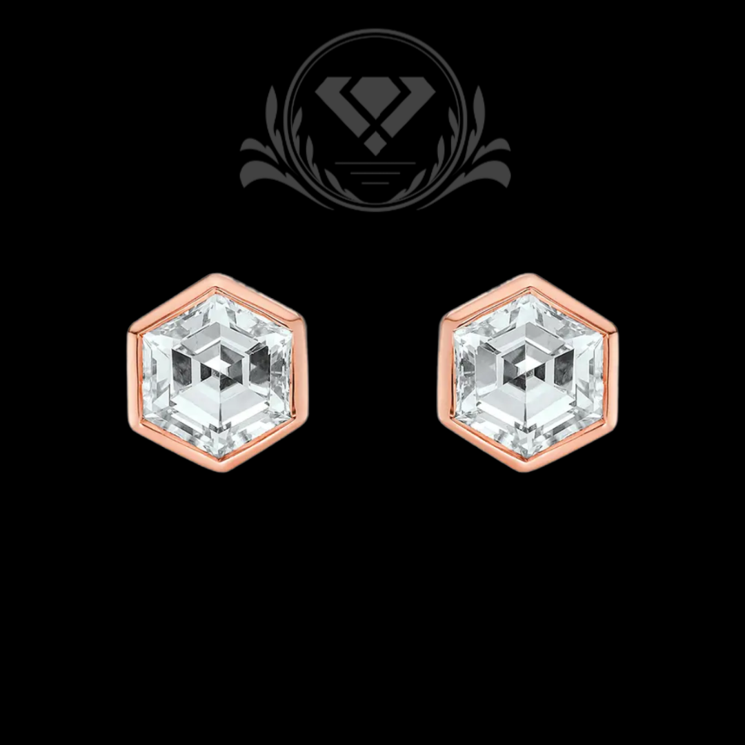 Rose Gold Lab-Grown Diamond Earrings
