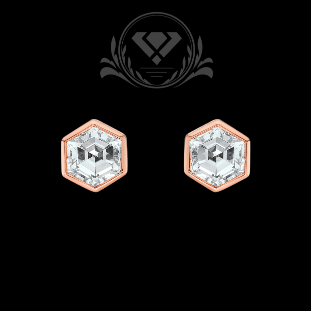 Rose Gold Lab-Grown Diamond Earrings