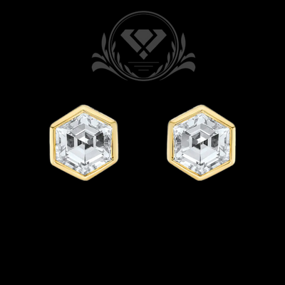 Yellow Gold Lab-Grown Diamond Earrings