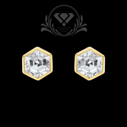 Yellow Gold Lab-Grown Diamond Earrings
