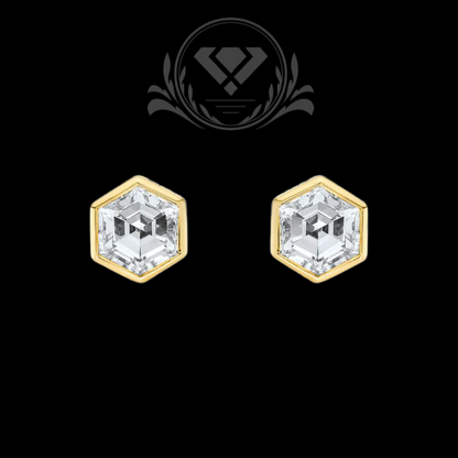 Yellow Gold Lab-Grown Diamond Earrings