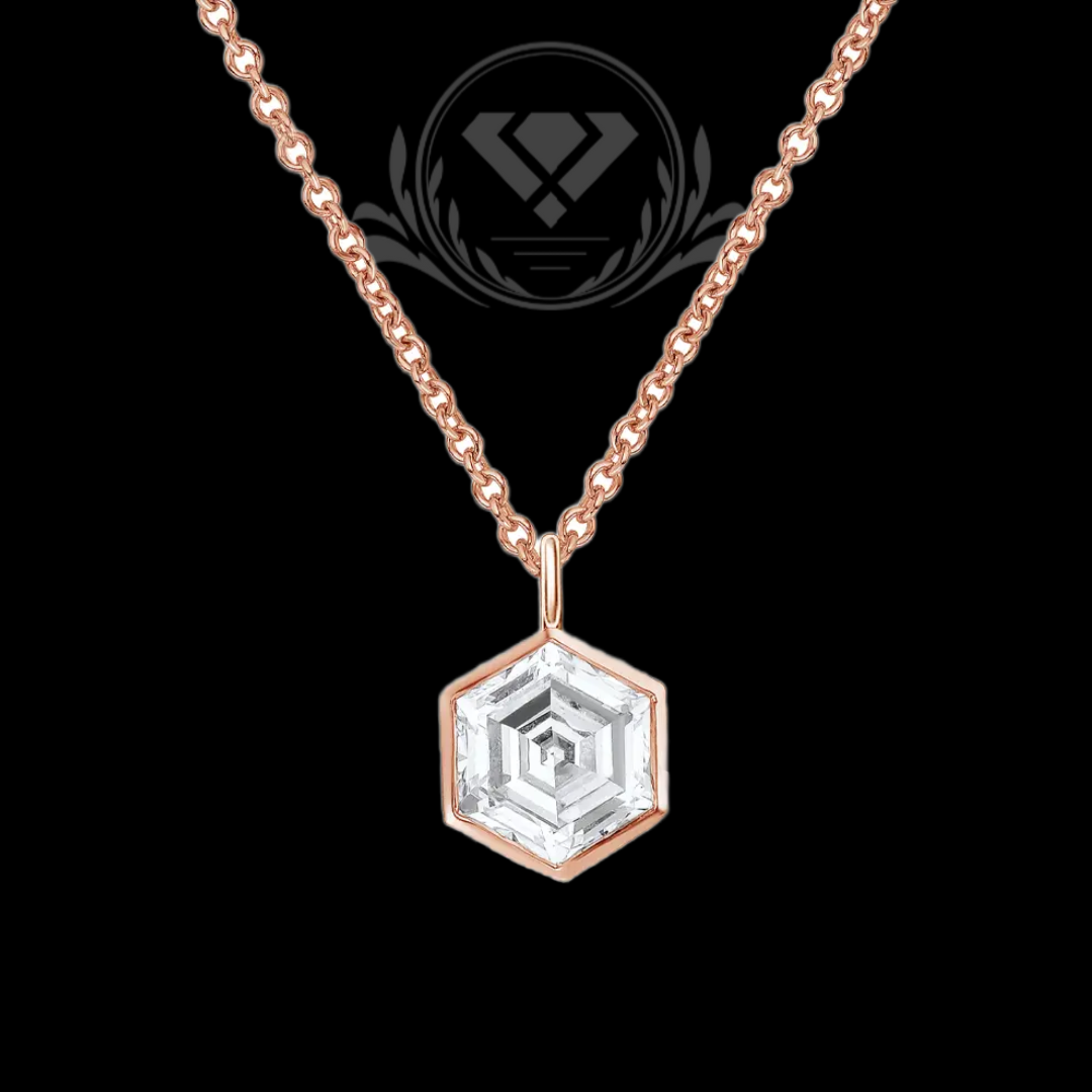 Rose Gold Lab-Grown Diamond Pendant
